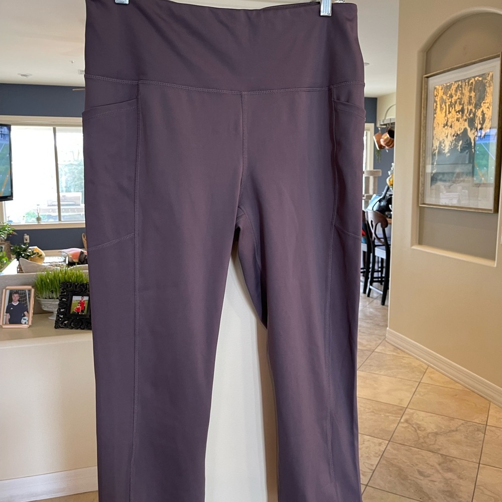 Women’s RBX XL Dusty Eggplant Yoga Pants/Leggings